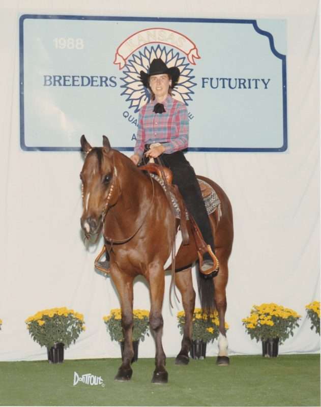 Carolyn Kaberline on horse