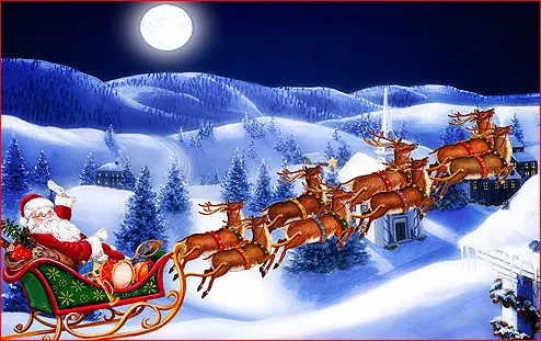 Santa's reindeer are girls