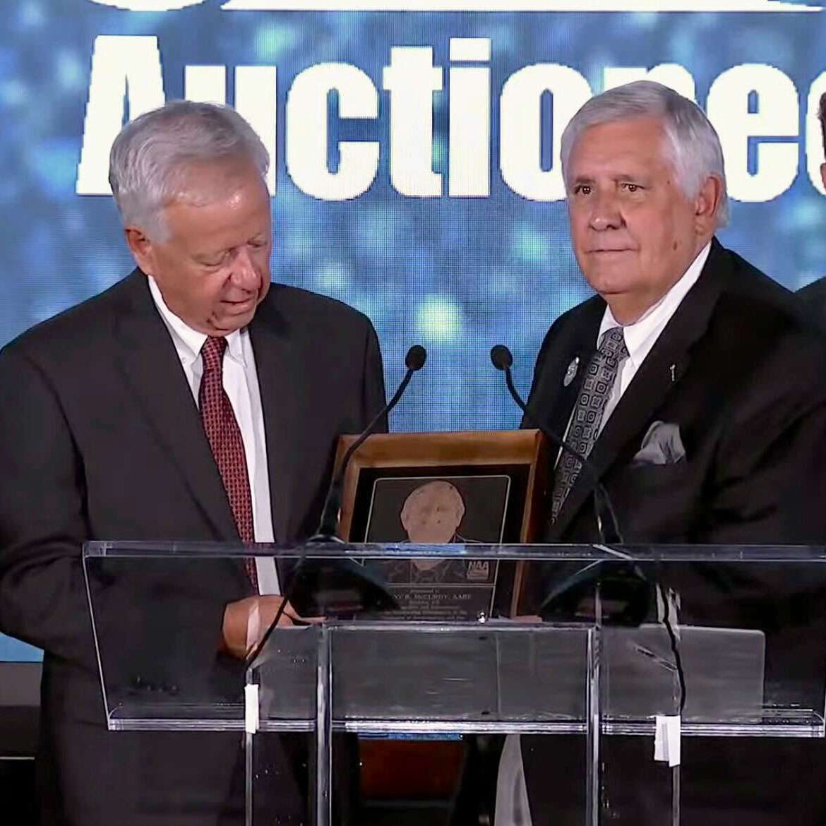 Building a Legacy of Auction Lonny McCurdy Inducted into the National