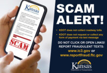 Fraud Alert: Scammers Using Fake KDOT Traffic Texts to Demand Payments