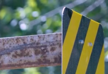 Dangerous blunt-end rails remain on rural roads despite federal highway ban